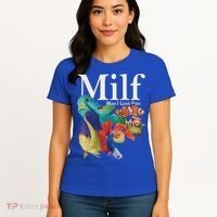 Milf Man I Love Fish Funny Women's T-Shirt thumb 4