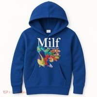 Milf Man I Love Fish Funny Kids Hoodie thumb 0