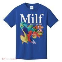Milf Man I Love Fish Funny Kids T-Shirt thumb 0