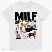 MILF Man I Love Felines Funny Cats T-Shirt thumb 0