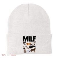 MILF Man I Love Felines Funny Cats Beanie thumb 0