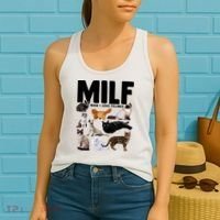 MILF Man I Love Felines Funny Cats Women's Tank Top thumb 2