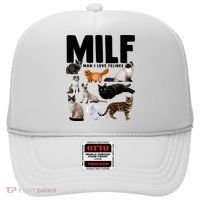 MILF Man I Love Felines Funny Cats Hat thumb 0