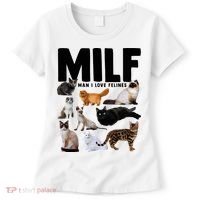 MILF Man I Love Felines Funny Cats Women's T-Shirt thumb 0