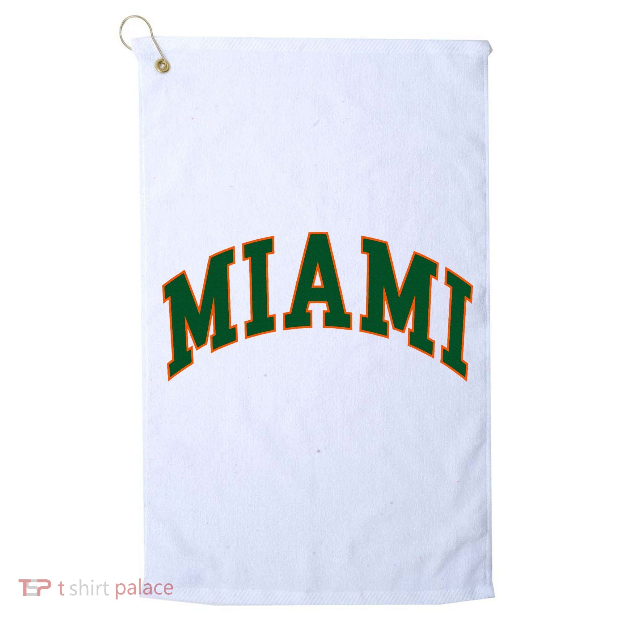 Miami Golf Towel