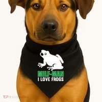 MILF Man I Love Frogs Funny Frog USA-Made Doggie Bandana thumb 1