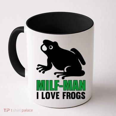 MILF Man I Love Frogs Funny Frog Coffee Mug