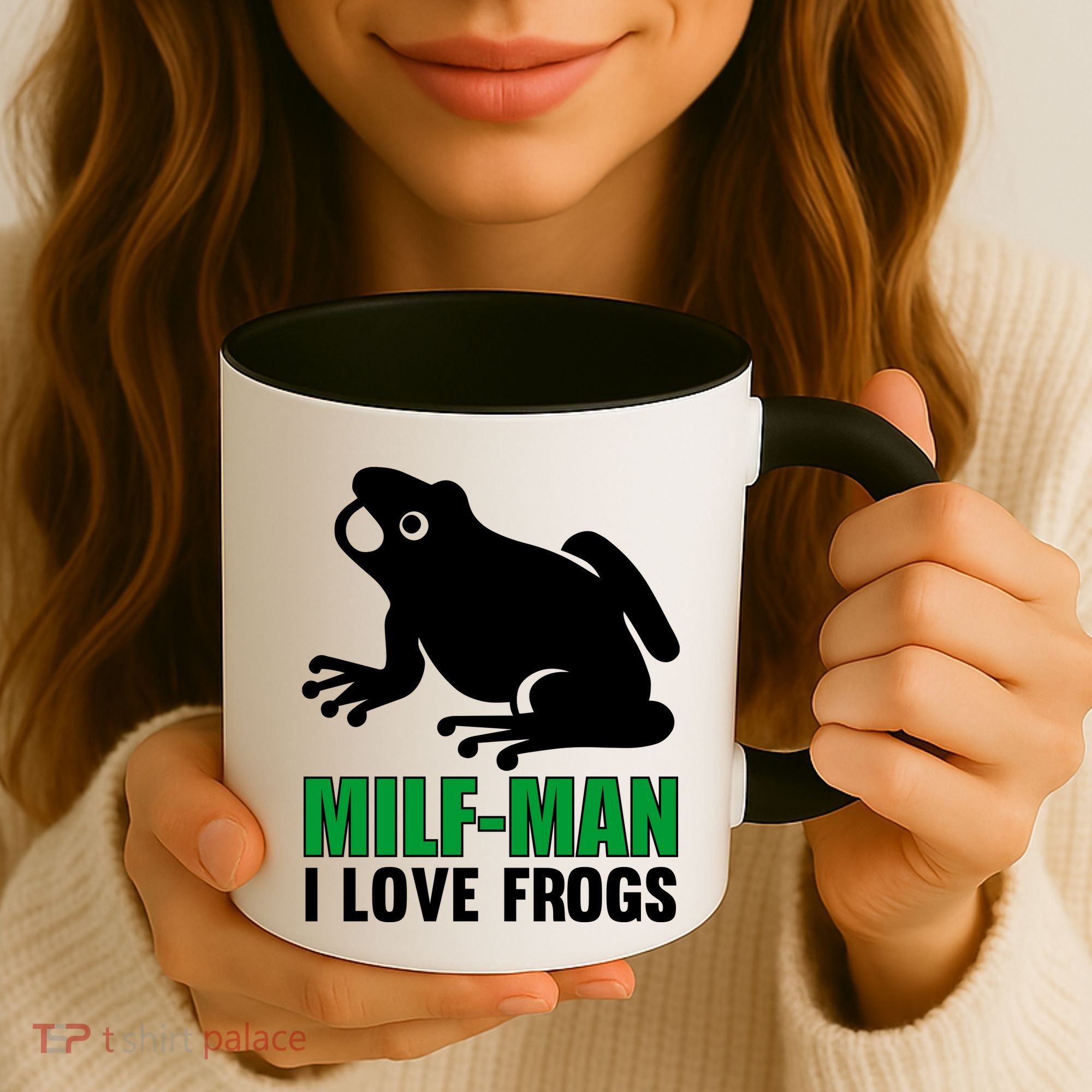 MILF Man I Love Frogs Funny Frog Coffee Mug