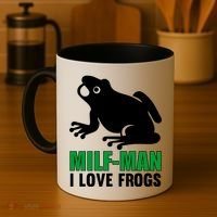 MILF Man I Love Frogs Funny Frog Coffee Mug thumb 4