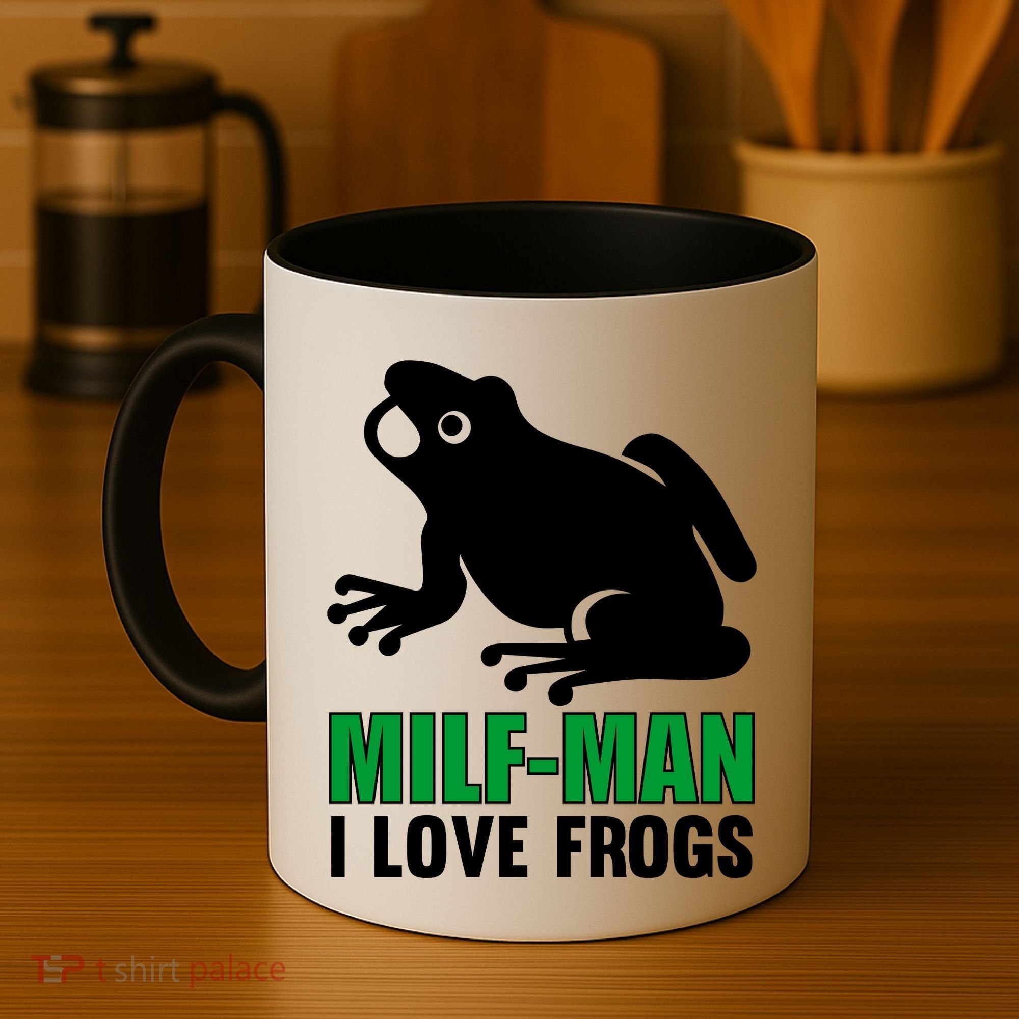 MILF Man I Love Frogs Funny Frog Coffee Mug