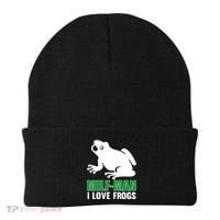 MILF Man I Love Frogs Funny Frog Beanie thumb 0