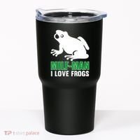 MILF Man I Love Frogs Funny Frog Tumbler thumb 0