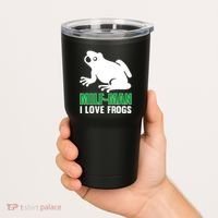MILF Man I Love Frogs Funny Frog Tumbler thumb 2