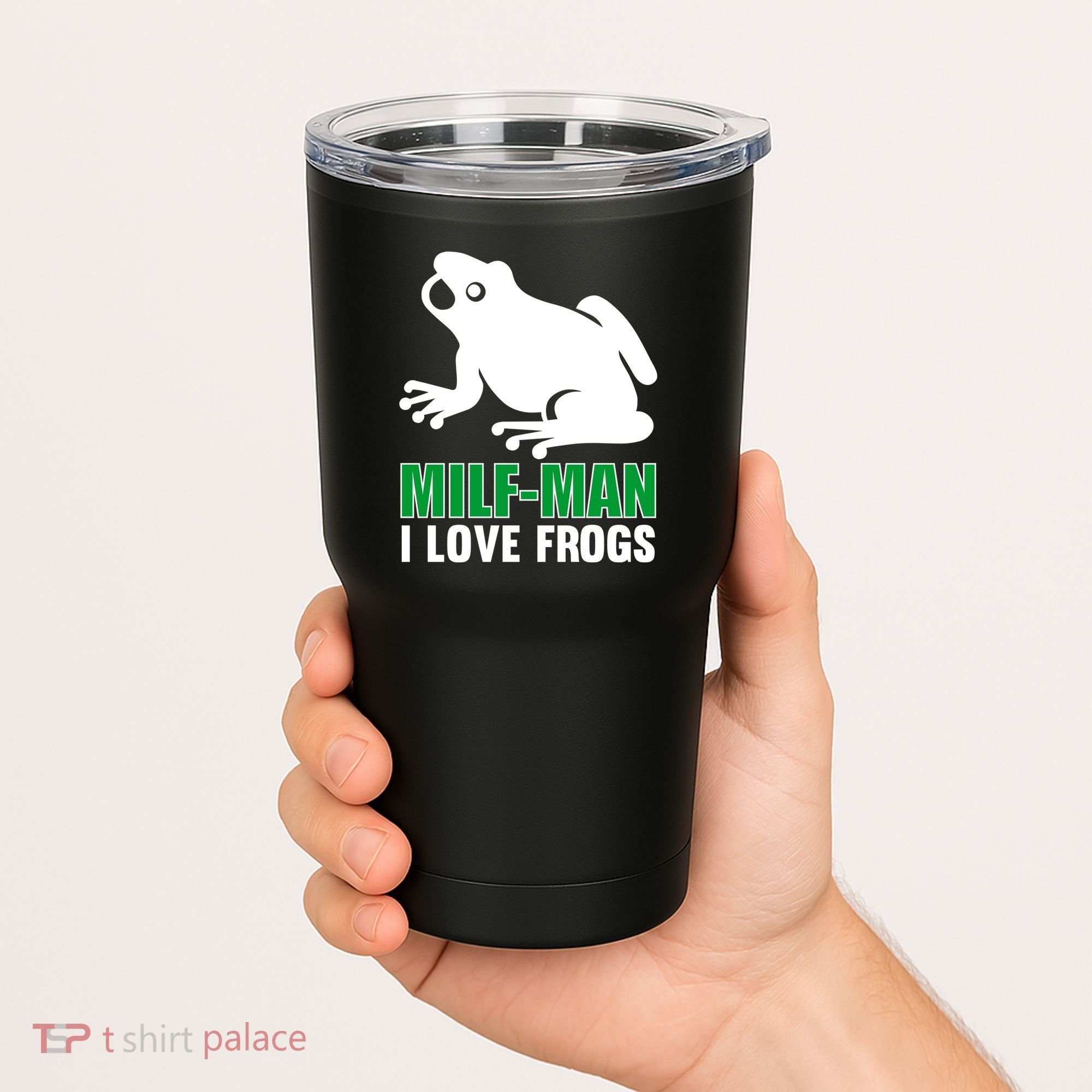 MILF Man I Love Frogs Funny Frog Tumbler