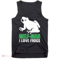 MILF Man I Love Frogs Funny Frog Tank Top thumb 0