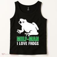MILF Man I Love Frogs Funny Frog Tank Top thumb 2