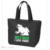 MILF Man I Love Frogs Funny Frog Tote Bag thumb 3
