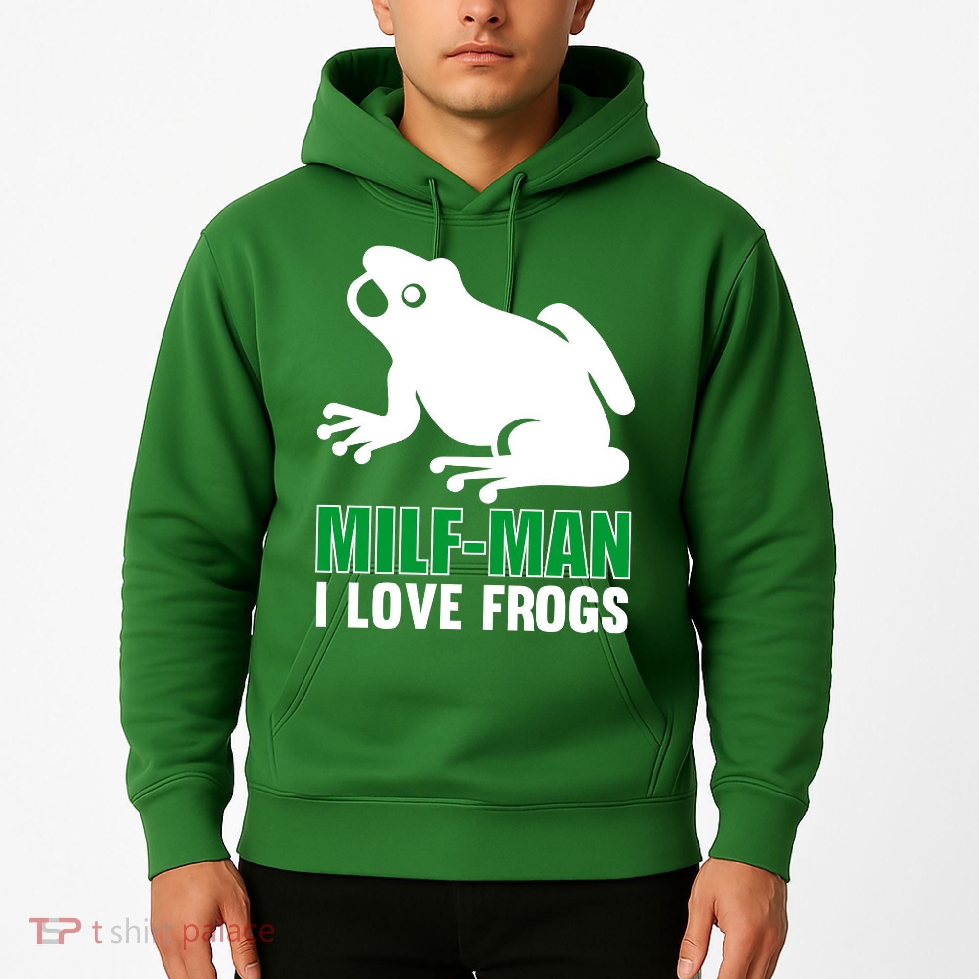 MILF Man I Love Frogs Funny Frog Hoodie