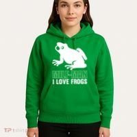MILF Man I Love Frogs Funny Frog Hoodie thumb 5