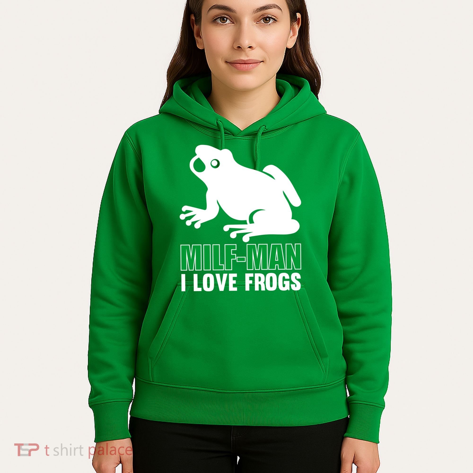 MILF Man I Love Frogs Funny Frog Hoodie