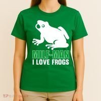 MILF Man I Love Frogs Funny Frog T-Shirt thumb 4