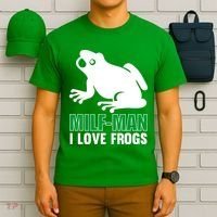 MILF Man I Love Frogs Funny Frog T-Shirt thumb 6