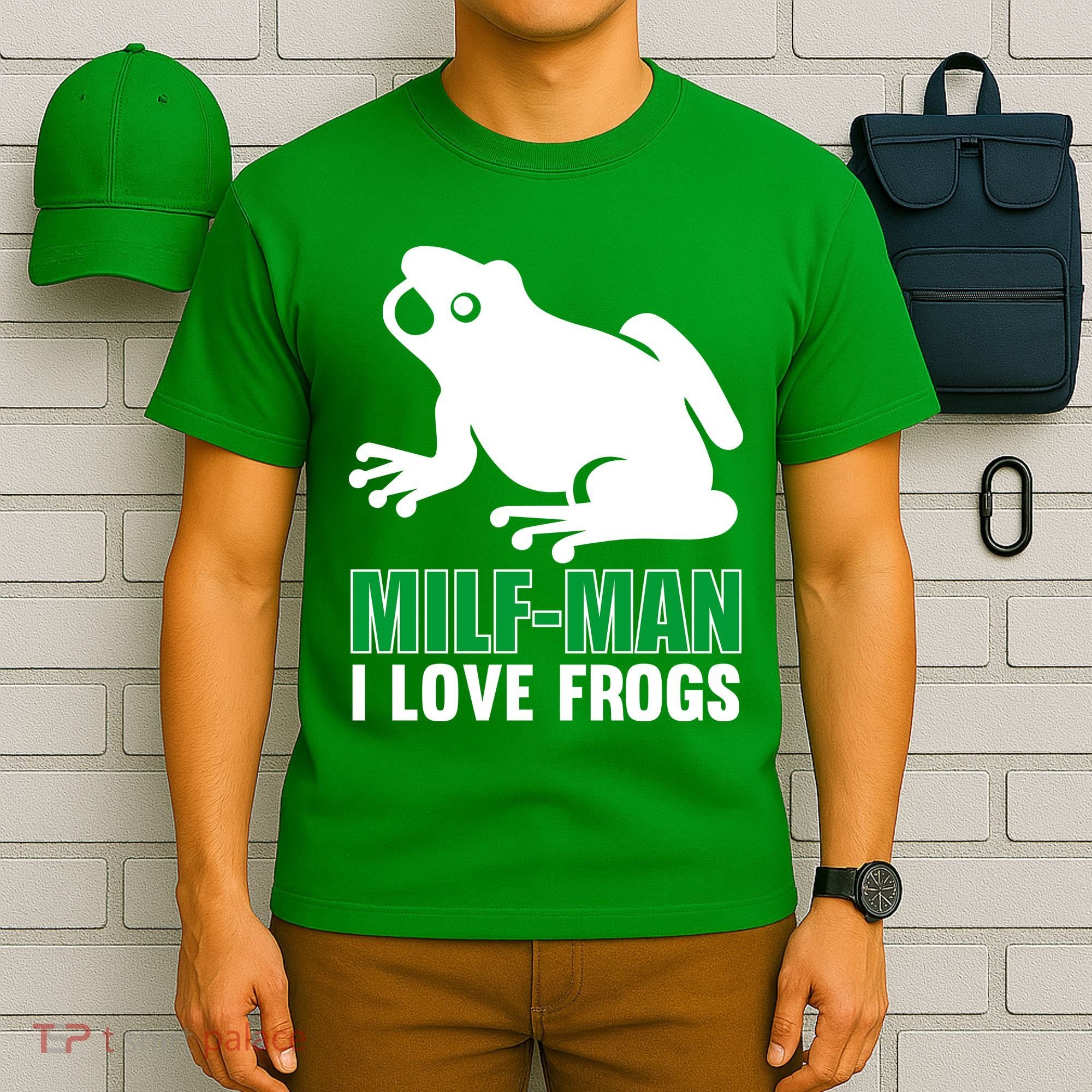 MILF Man I Love Frogs Funny Frog T-Shirt