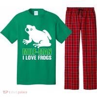 MILF Man I Love Frogs Funny Frog Pajama Set thumb 0