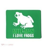 MILF Man I Love Frogs Funny Frog Mousepad thumb 0