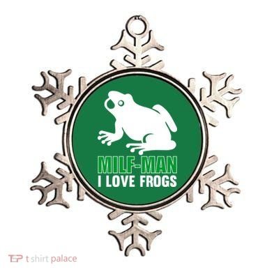 MILF Man I Love Frogs Funny Frog Ornament