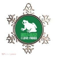 MILF Man I Love Frogs Funny Frog Ornament thumb 0