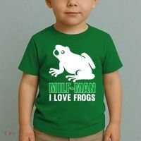 MILF Man I Love Frogs Funny Frog Toddler T-Shirt thumb 2