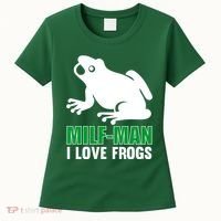 MILF Man I Love Frogs Funny Frog Women's T-Shirt thumb 0