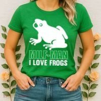 MILF Man I Love Frogs Funny Frog Women's T-Shirt thumb 2