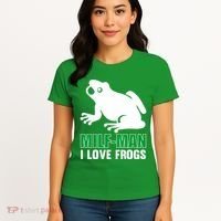 MILF Man I Love Frogs Funny Frog Women's T-Shirt thumb 4