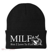 MILF Man I Love To Fish For Fishermen Beanie thumb 0