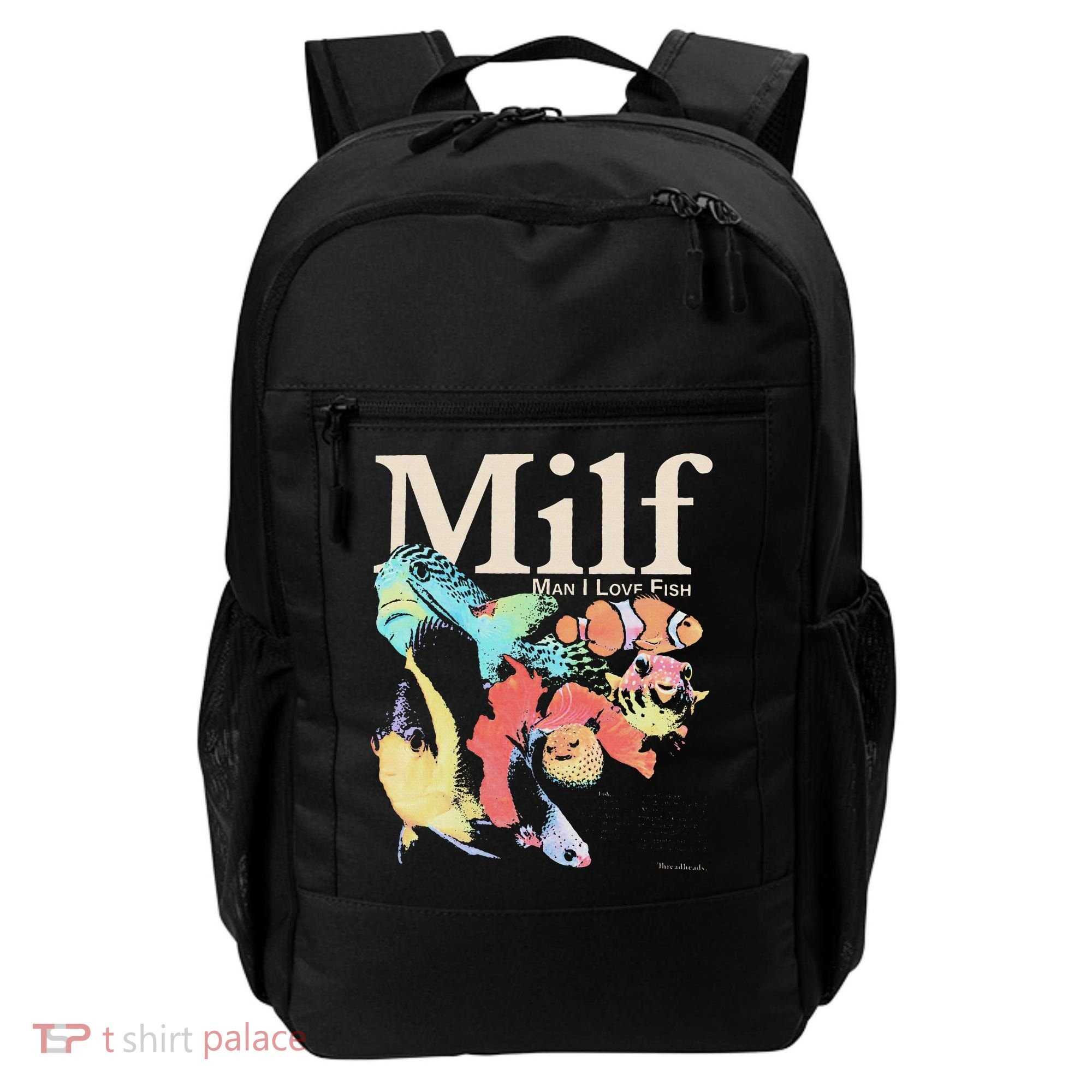 Milf Man I Love Fish Backpack