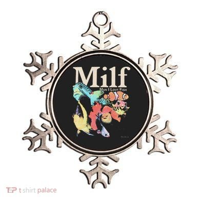 Milf Man I Love Fish Ornament