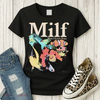 Milf Man I Love Fish Women's T-Shirt thumb 3