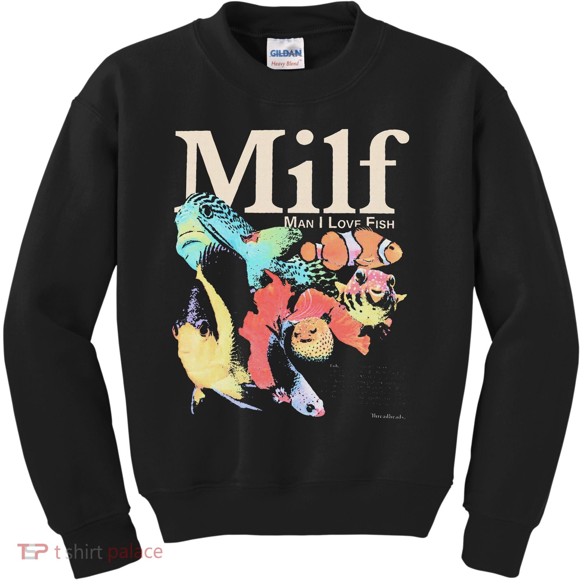 Milf Man I Love Fish Kids Sweatshirt