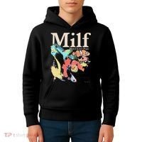 Milf Man I Love Fish Kids Hoodie thumb 4