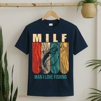 Milf Man I Love Fishing Vintage T-Shirt thumb 2