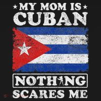 My Mom Is Cuban Nothing Scares Me Cuba Mother's Day Women's Hoodie thumb 2