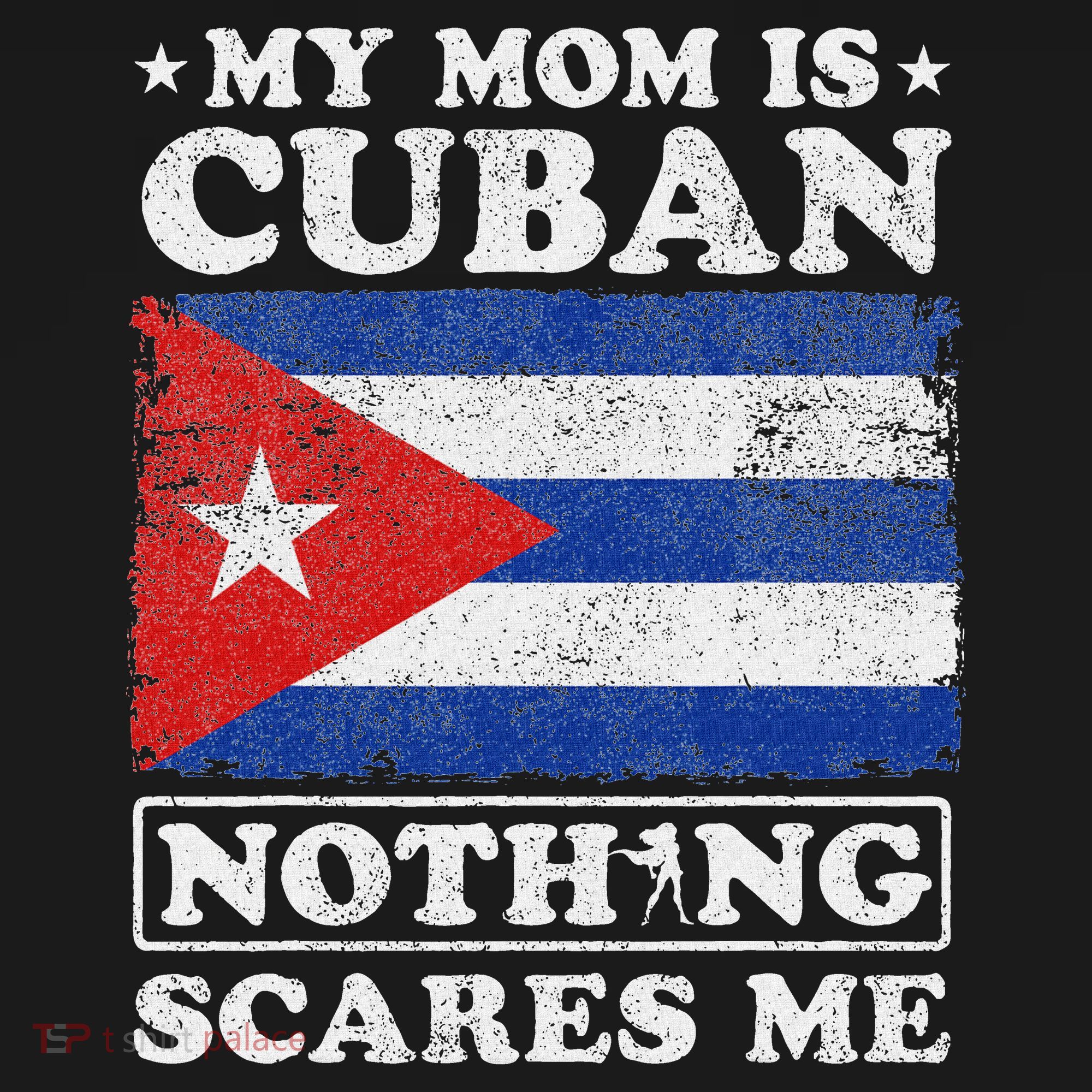 My Mom Is Cuban Nothing Scares Me Cuba Mother's Day Mousepad
