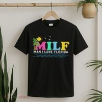 Milf Man I Love Florida Beach Summer Vacation Palm Tree T-Shirt thumb 2
