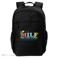 Milf Man I Love Florida Beach Summer Vacation Palm Tree Backpack thumb 0