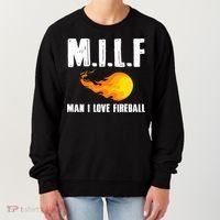 Man M I L F I Love F.I.R.E.B.A.L.L Women's Sweatshirt thumb 0