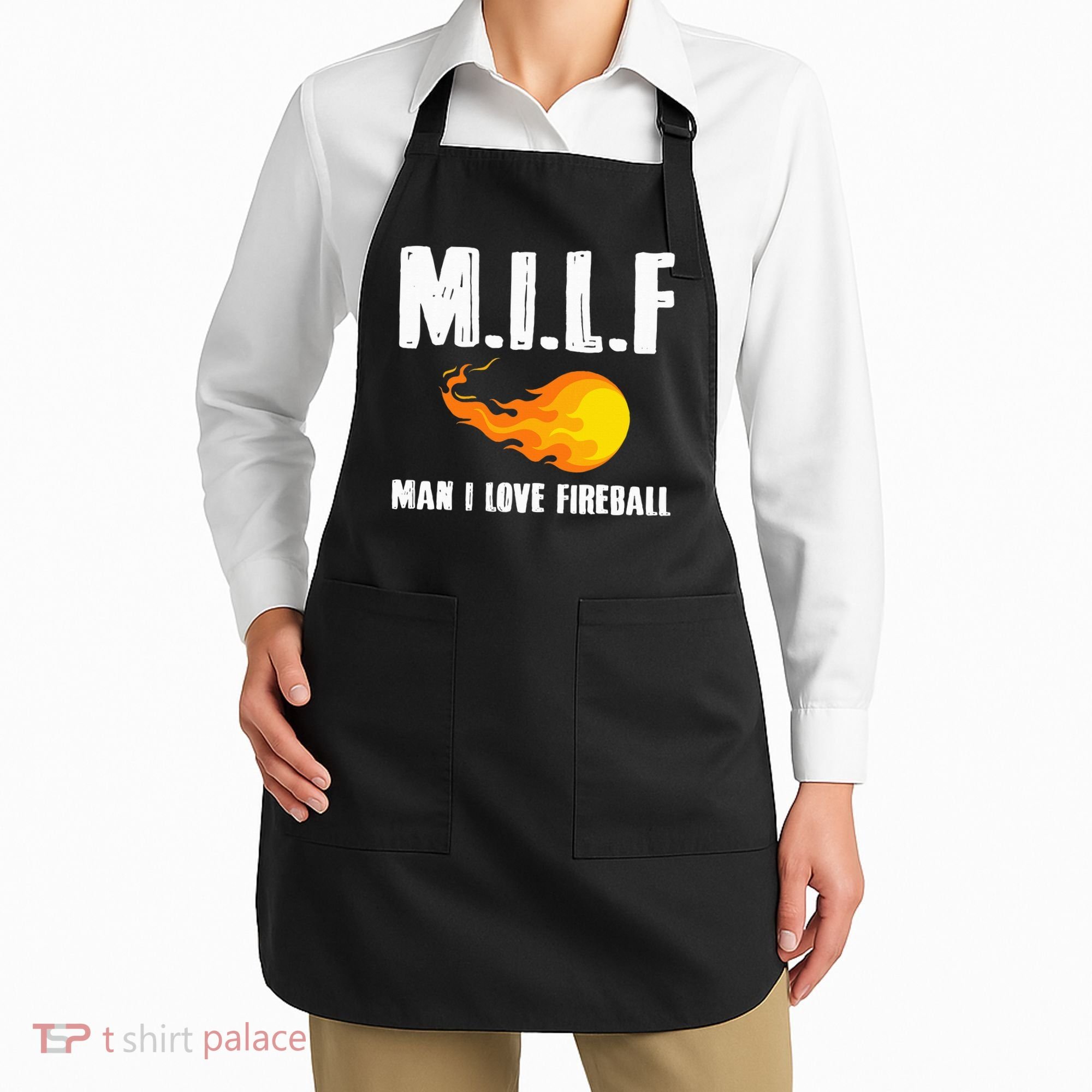 Man M I L F I Love F.I.R.E.B.A.L.L Apron