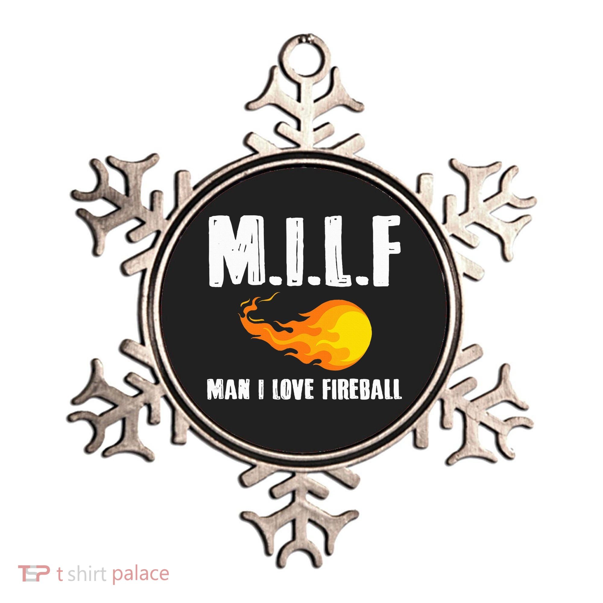 Man M I L F I Love F.I.R.E.B.A.L.L Ornament