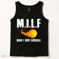 Man M I L F I Love F.I.R.E.B.A.L.L Tank Top thumb 2